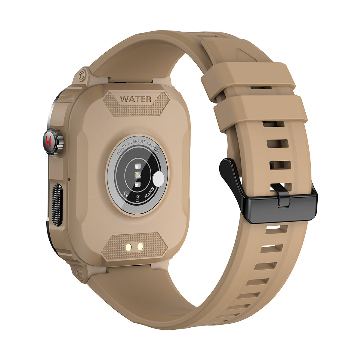 Montre connectée tactique marron clair