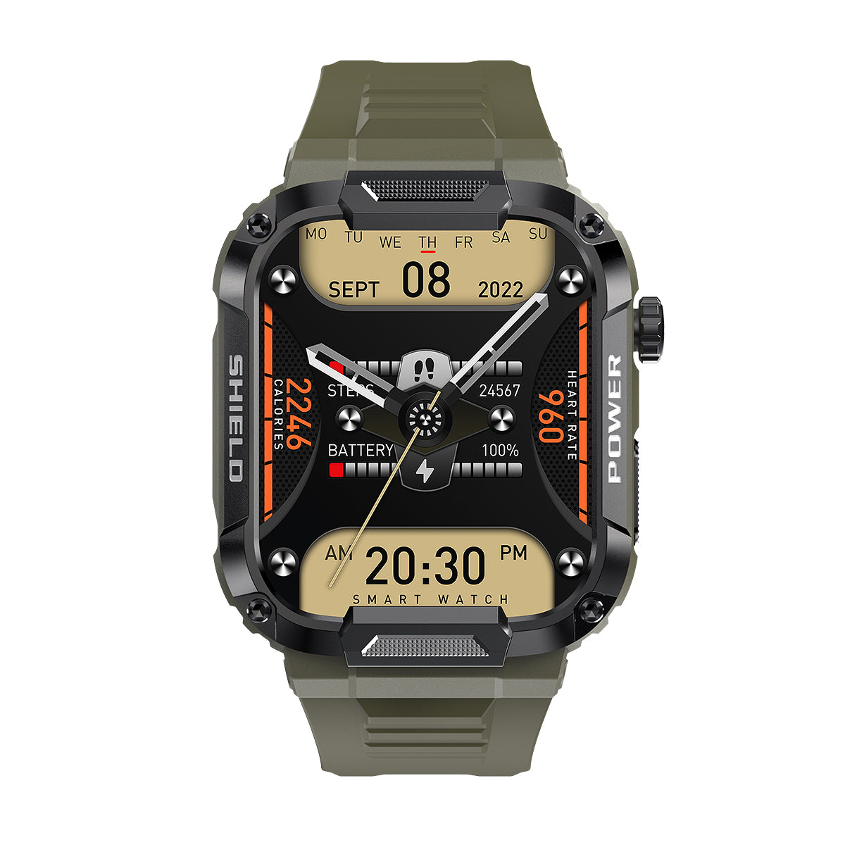 Tactical smartwatch green