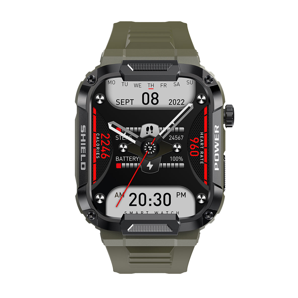 Tactical smartwatch green
