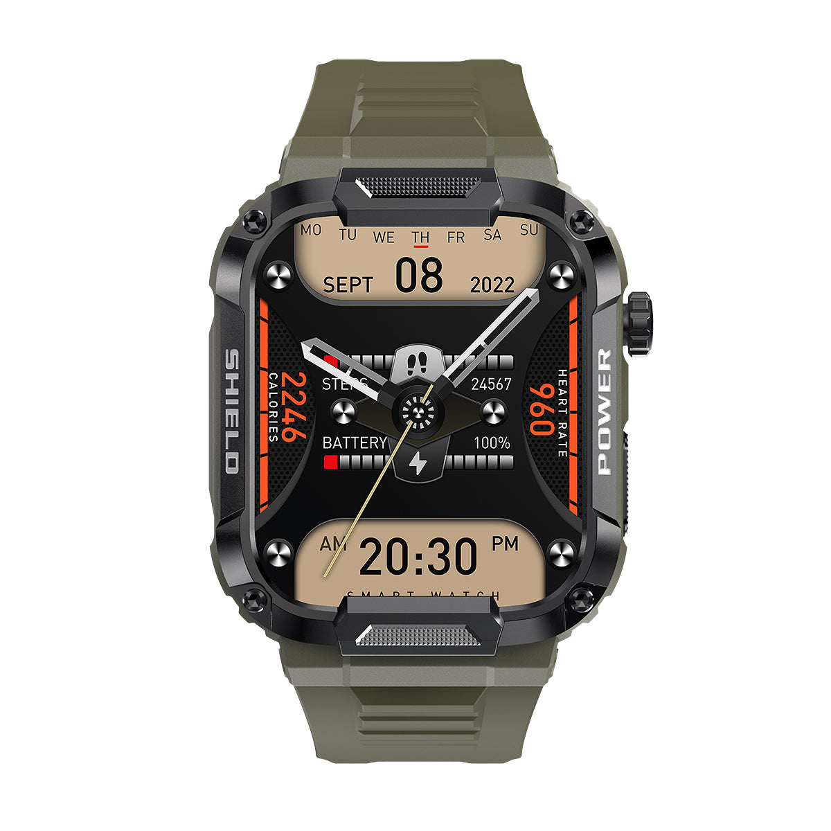 Tactical smartwatch green