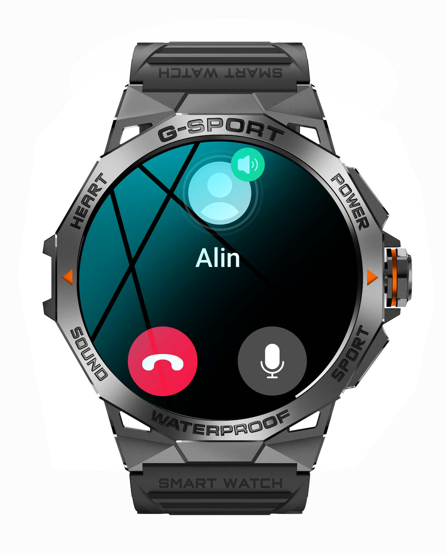Sport + Classic Watch black - NEW! Offer: extra wristband + screen protector