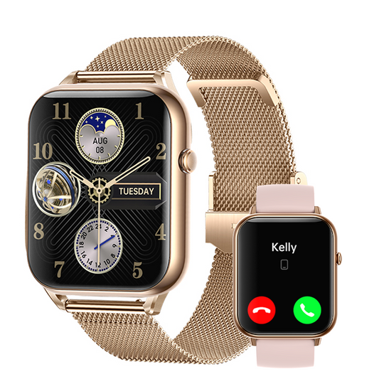 Dames Smartwatch met 2 bandjes
